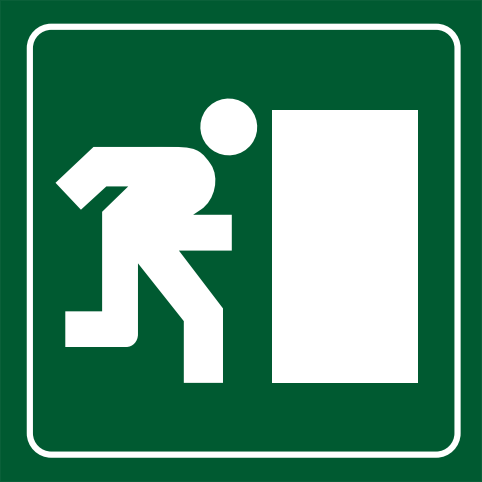 Evacuation And Exit Information Signs Image